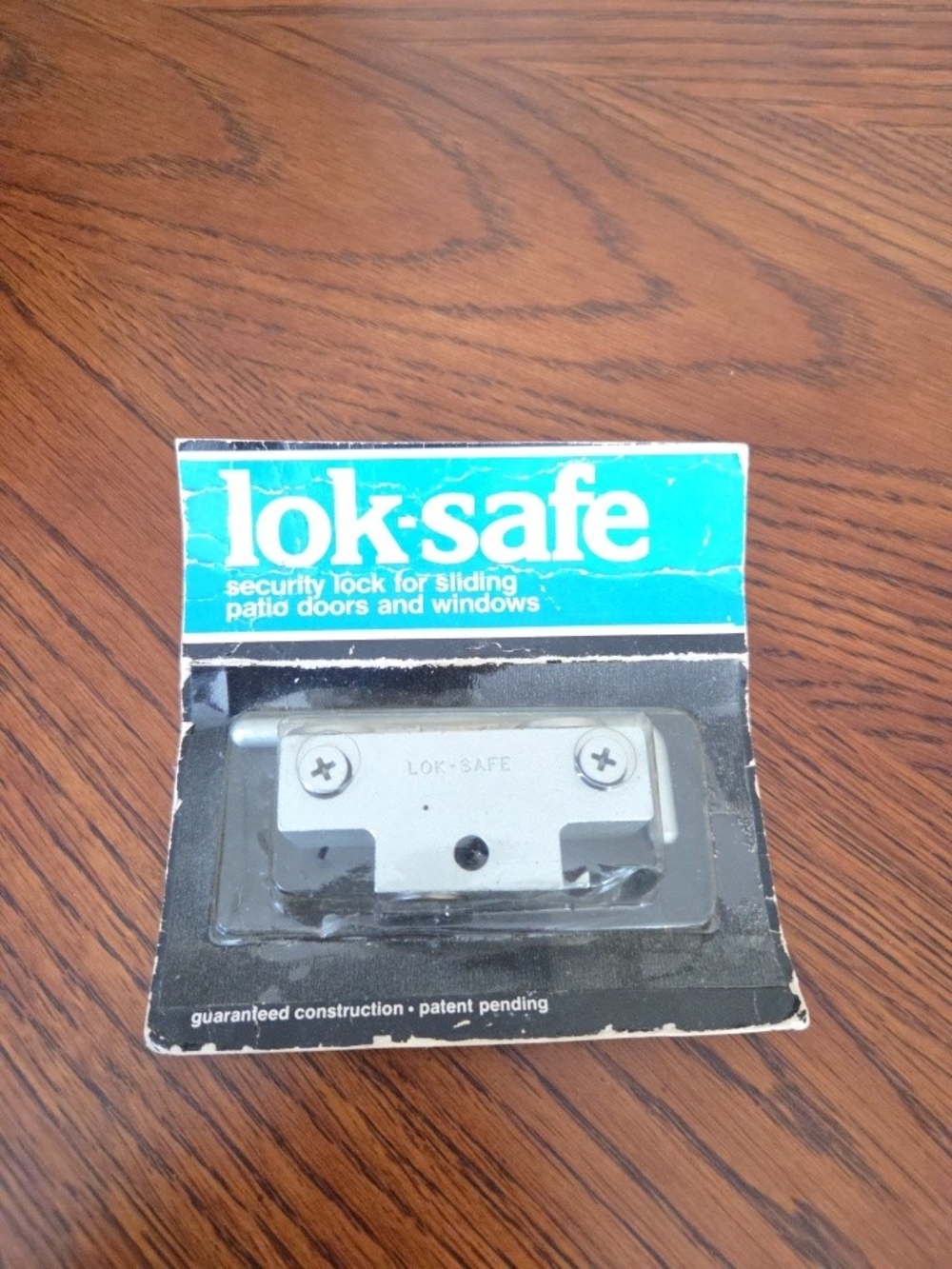 Vintage Lok-Safe Sliding Patio Door & Window Security Lock NOS New Sealed